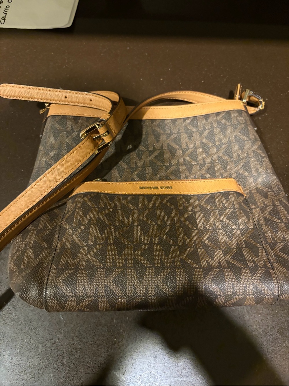 Michael Kors MK monogrammed Logo designer brand Crossbody Bag /ladies purse